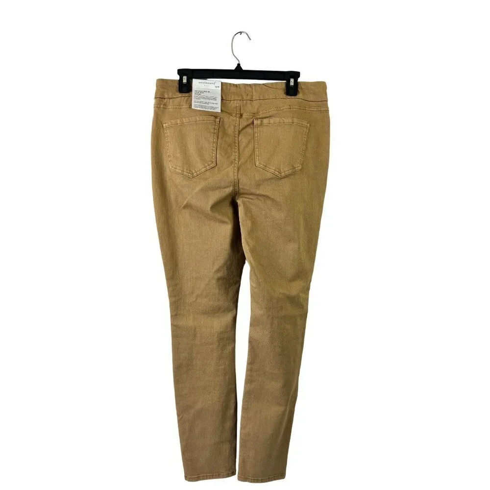 Westbound Women's Light Brown High Rise Skinny Jeans